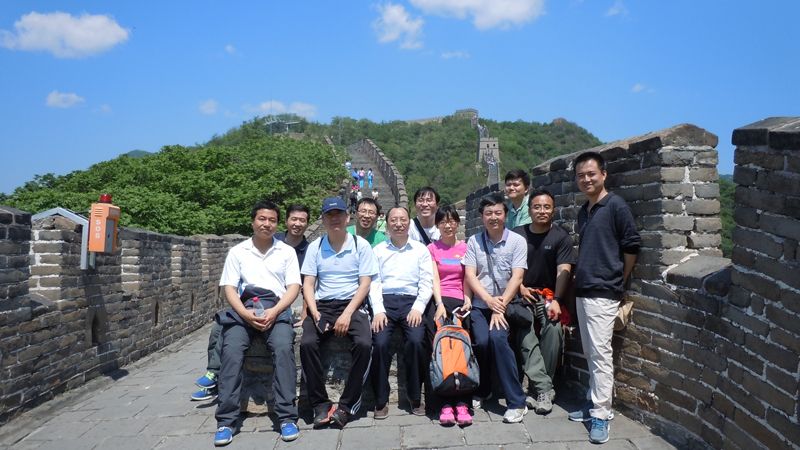八達嶺の集合写真